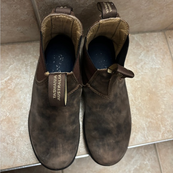 Women’s Rustic Brown Blundstone Leather Chelsea Boots - Picture 3 of 5
